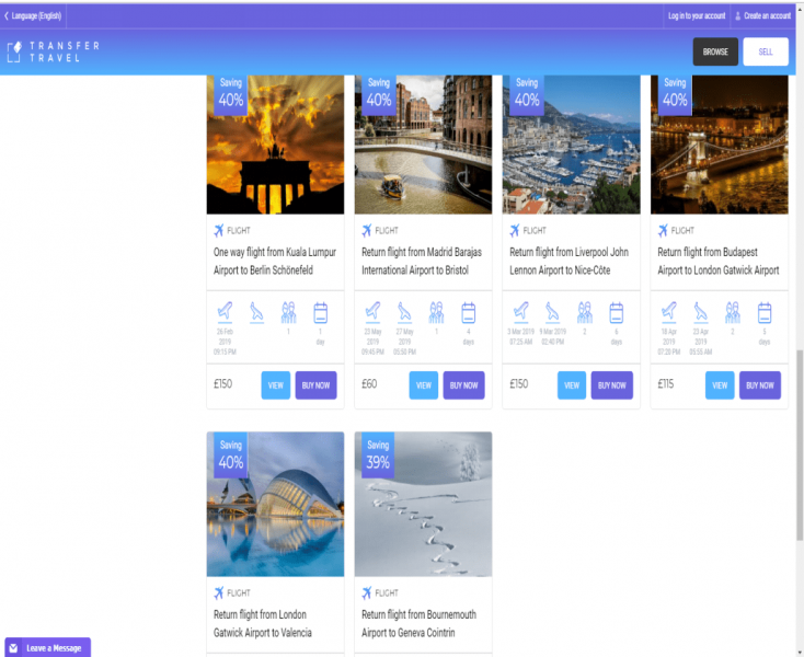 Transfertravel.com - Market place to find the cheap flights and hotels online